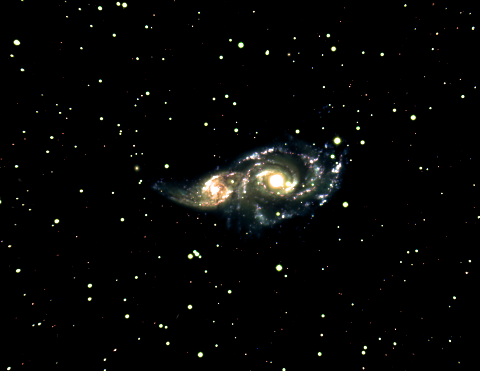 NGC 2207 & IC 2163