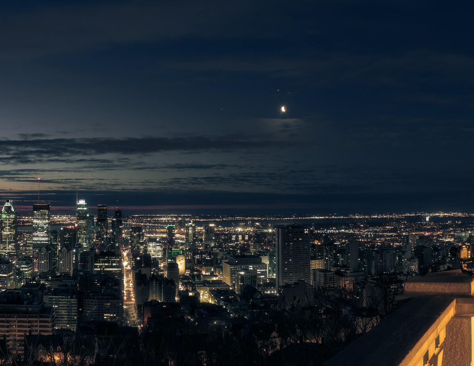Montreal Skyline at Night